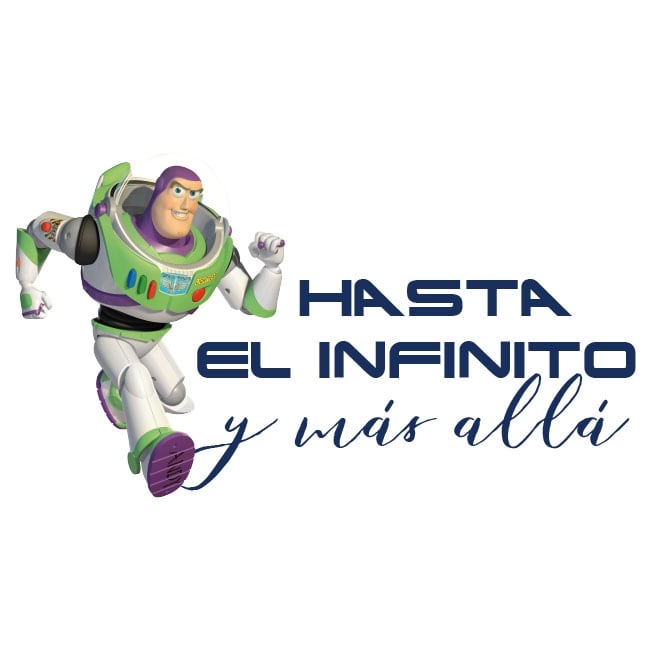 Vinilos Infantiles Toy Story Frase Buzz Lightyear