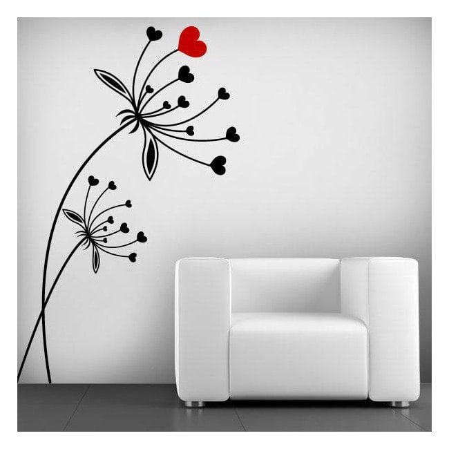 🥇 Vinilos decorativos flores para decorar paredes y objetos 🥇