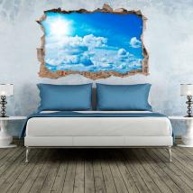 Vinilo 3D Pared Cielo