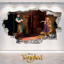 Pegatinas Disney Tangled Enredados 3D