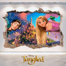 Vinilos 3D Disney Tangled Enredados