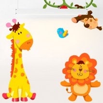 Vinilos Infantiles Kit Animales Zoo