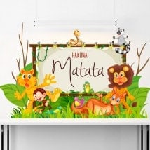 Vinilos Infantiles Hakuna Matata