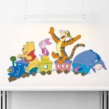 Vinilos Infantiles Tren Winnie The Pooh