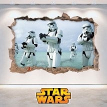 Pegatinas De Pared Star Wars 3D