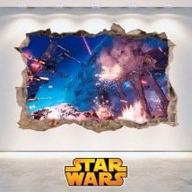 Vinilos De Pared Star Wars 3D