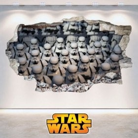 Pegatinas 3D Star Wars Soldados Clones