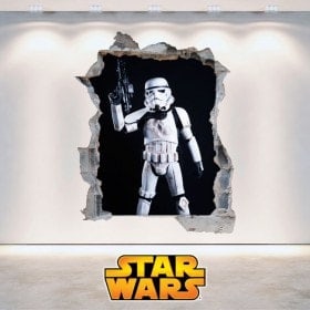 Vinilos Star Wars Soldados Clones 3D