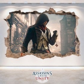 Vinilos Decorativos 3D Assassin's Creed Unity
