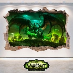 Vinilos 3D World Of Warcraft Legion