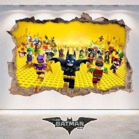 Vinilos Decorativos 3D Batman Lego