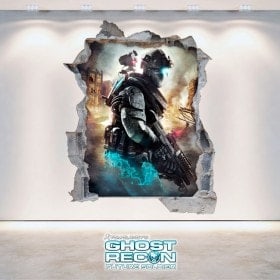 Vinilos Decorativos 3D Tom Clancy's Ghost Recon Future Soldier