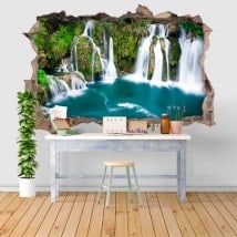 Vinilos decorativos 3D cascadas en Martin Brod