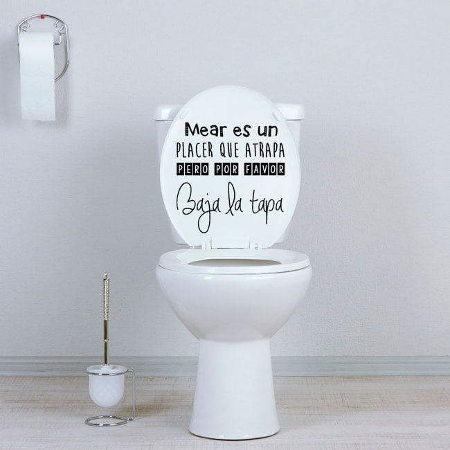 Vinilo Decorativo Señal Aseos Derecha WC Baño Pegatina Aseos Adhesivo –  Chipanga Artículos personalizados