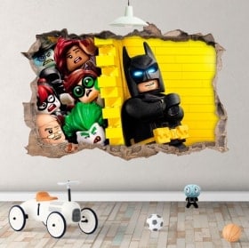 Vinilos infantiles Batman lego 3D