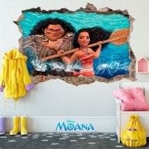 Vinilos Disney Moana 3D