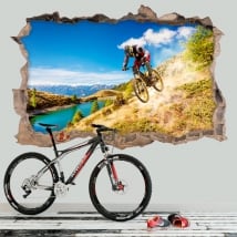 Vinilos decorativos mountain bike 3D