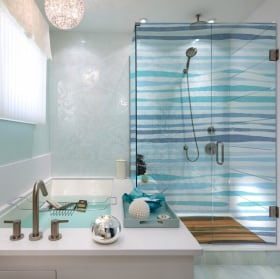Cómo decorar tu mampara de ducha con vinilos electroestáticos?