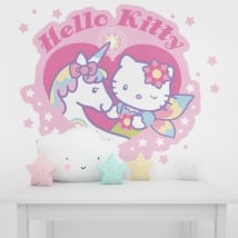 Vinilos y pegatinas paredes hello kitty