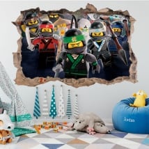 Vinilos y pegatinas lego ninjago 3d