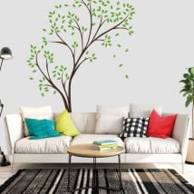 Vinilos decorativos y pegatinas árbol con hojas