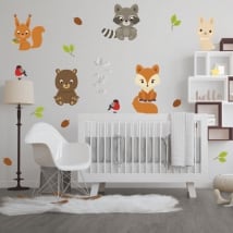 Vinilos y pegatinas animales infantiles