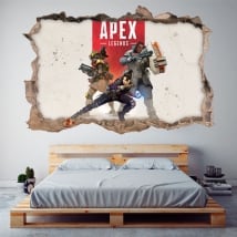 Vinilos decorativos apex legends 3d