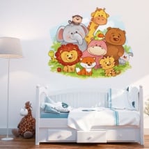 Vinilos decorativos animales infantiles para bebés