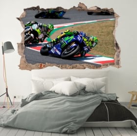 Vinilos 3d motogp valentino rossi yamaha