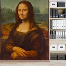 Fotomurales de vinilo la mona lisa de leonardo da vinci