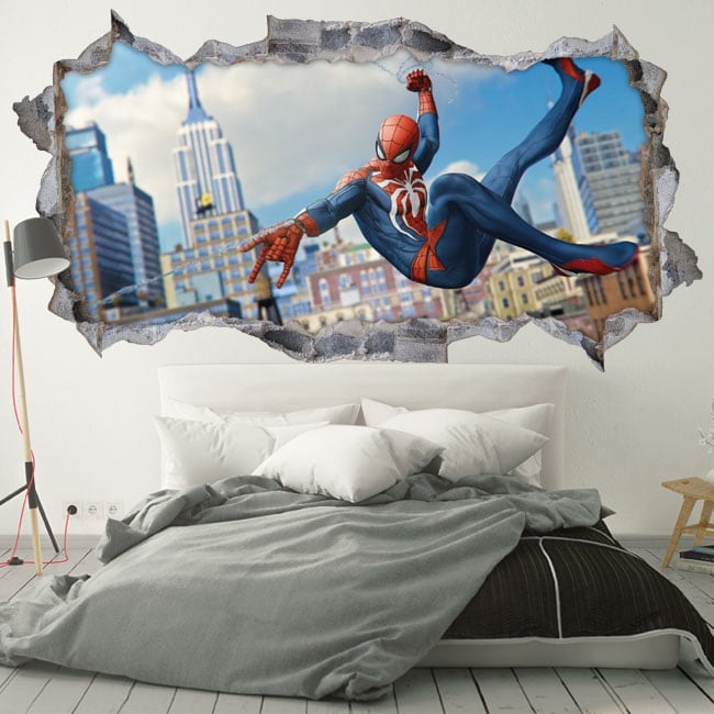 Total 58+ imagen vinilos para pared de spiderman
