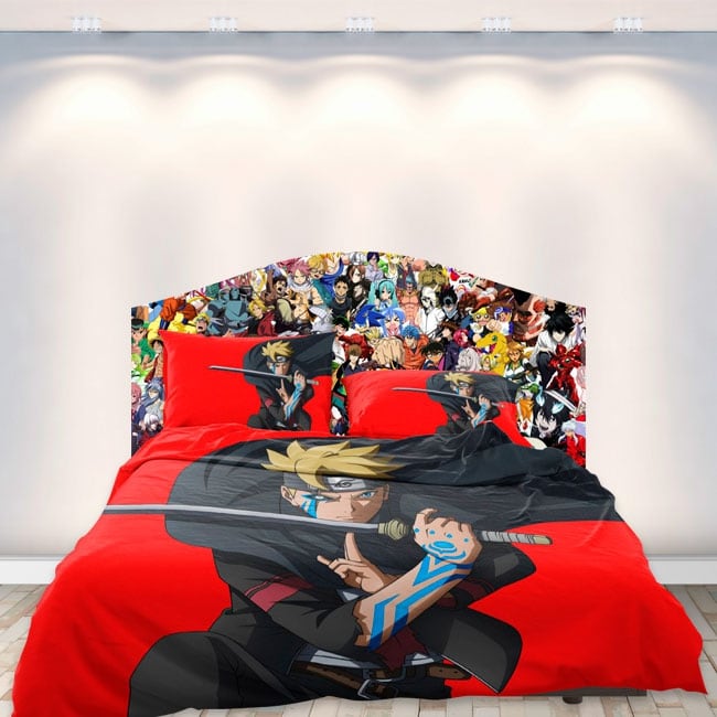 🥇 Vinilos cabeceros camas personajes anime 🥇
