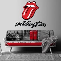 Pegatinas y vinilos decorativos the rolling stones