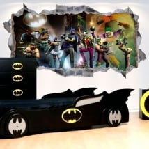 Vinilos decorativos 3d batman gotham city impostors