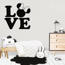 Vinilos decorativos y pegatinas love disney