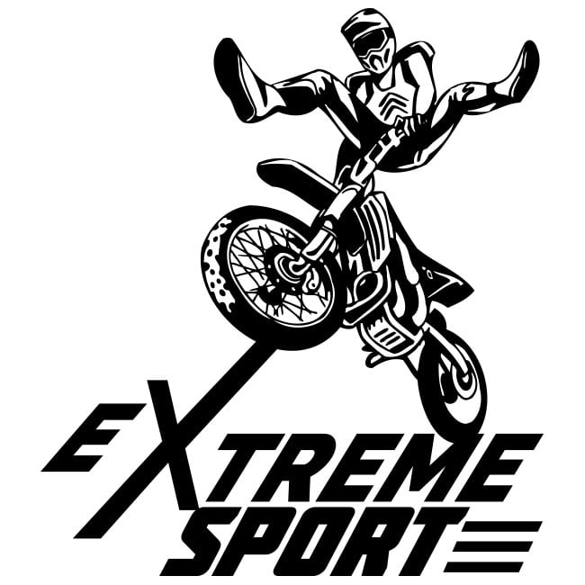 🥇 Vinilos y pegatinas motocross extreme sport 🥇
