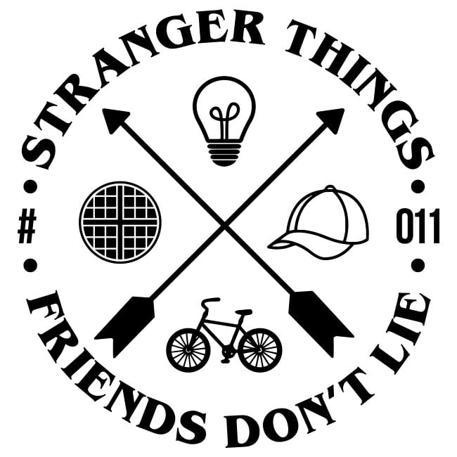 Download 🥇 Pegatinas de vinilos stranger things friends don't lie