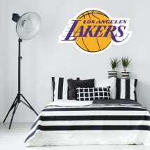 Vinilos y pegatinas logo los angeles lakers basketball