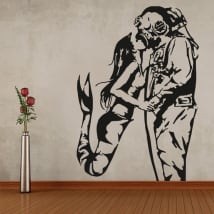 Vinilos grafitis de banksy