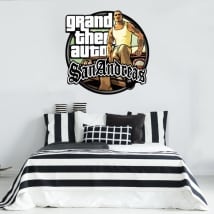 Vinilos y pegatinas grand theft auto san andreas