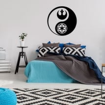 Vinilos y pegatinas yin yang star wars