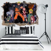 Vinilos y pegatinas 3d naruto