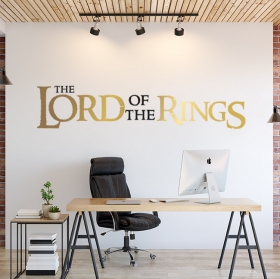 Vinilo decorativo lord of the rings