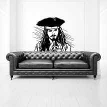 Vinilos y pegatinas jack sparrow piratas del caribe