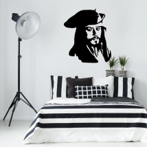 Vinilos jack sparrow piratas del caribe