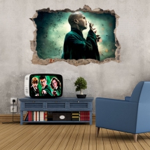 Vinilos 3d lord voldemort harry potter y la piedra filosofal