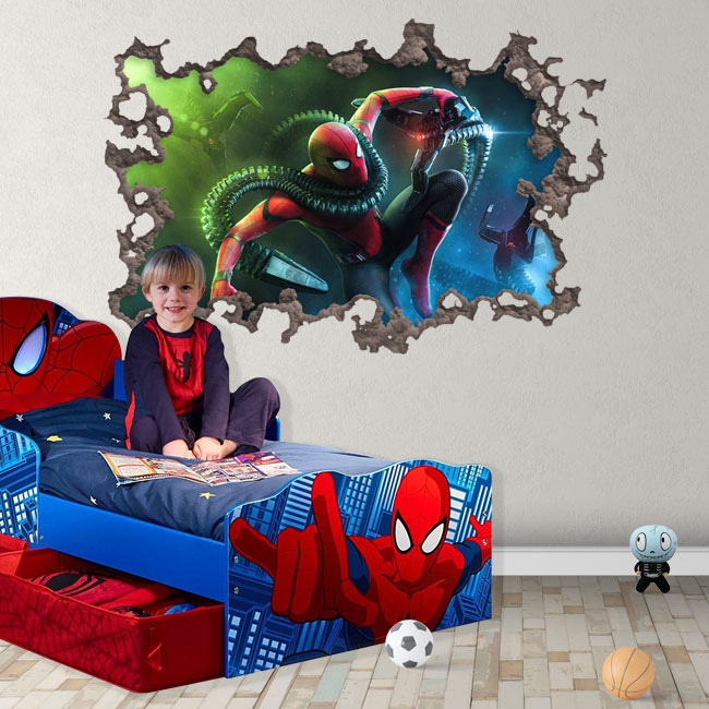 🥇 Vinilos decorativos y pegatinas 3d spider-man no way home 🥇