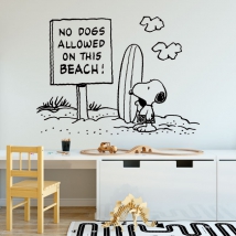 Vinilo dibujo animado snoopy