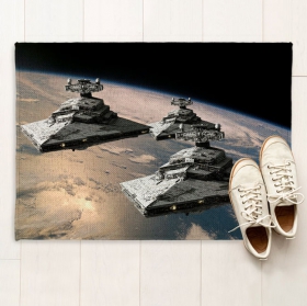 Felpudos o alfombras impresas naves star wars
