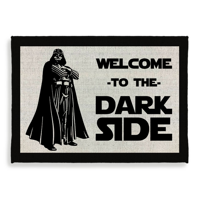 🥇 Alfombra o felpudo star wars welcome to the dark side 🥇